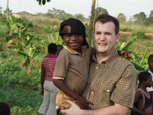 Simons brother, Jonathan in Kyekyewere, Ghana